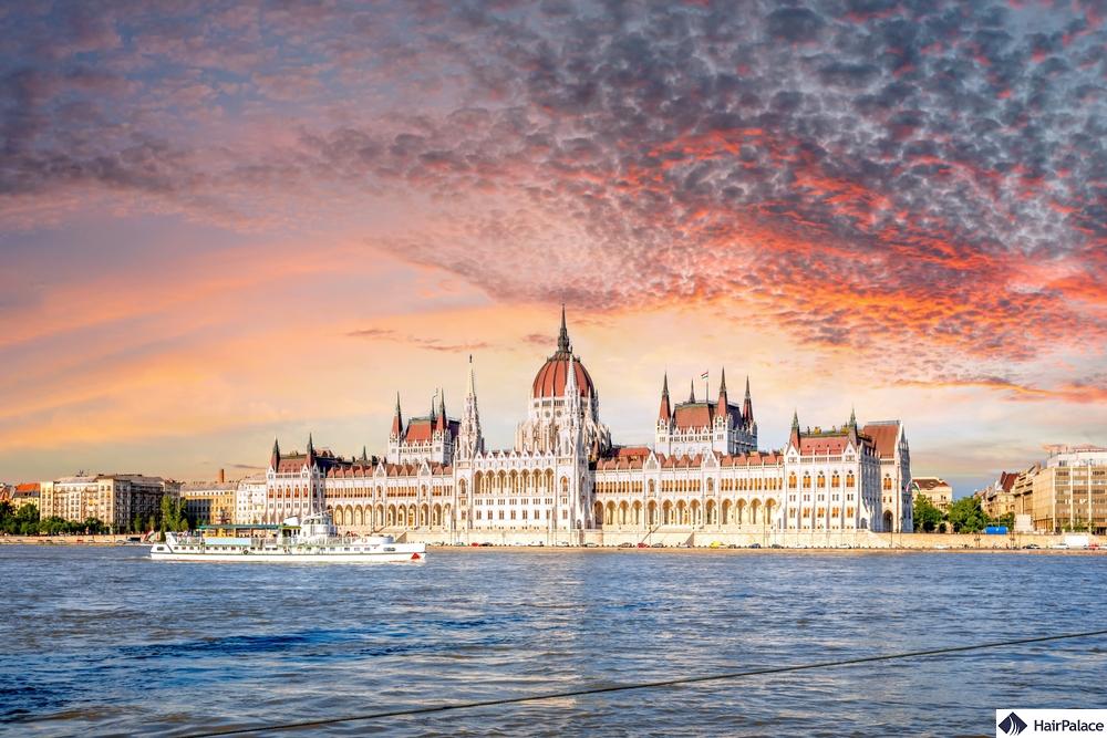 budapet panorama with the parliament